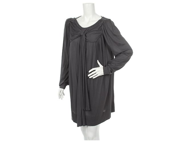 Graues Kleid aus Viskose von By Malene Birger