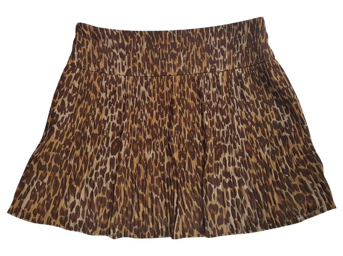 Autre Marque Skirt Envie Multicolor Estampado de leopardo Poliéster  ref.123864