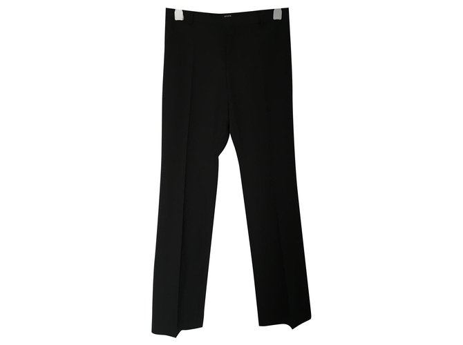 Joseph Pantalons, leggings Laine Noir  ref.123873
