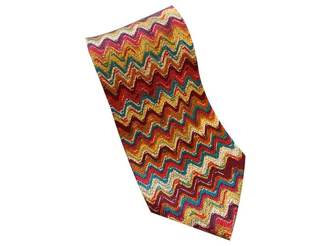 Missoni Ties Multiple colors Silk  ref.123919