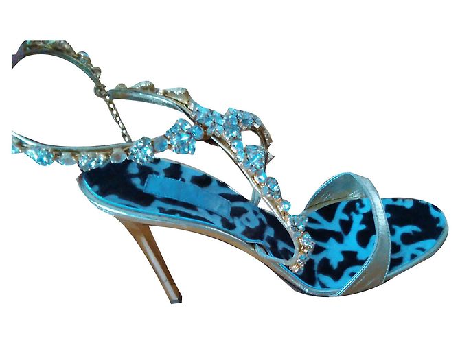 VICINI-SANDALEN MIT EMBELLISHMENTS Golden