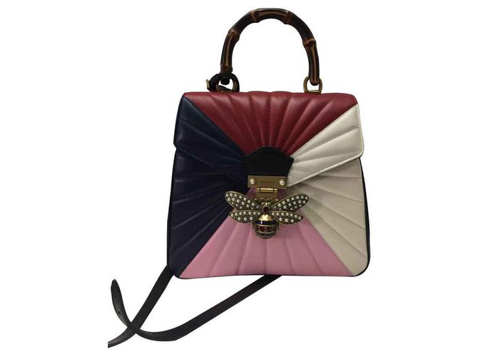 GUCCI BACKPACK QUEEN MARGARET SAC A DOS Cuir Multicolore  ref.124055