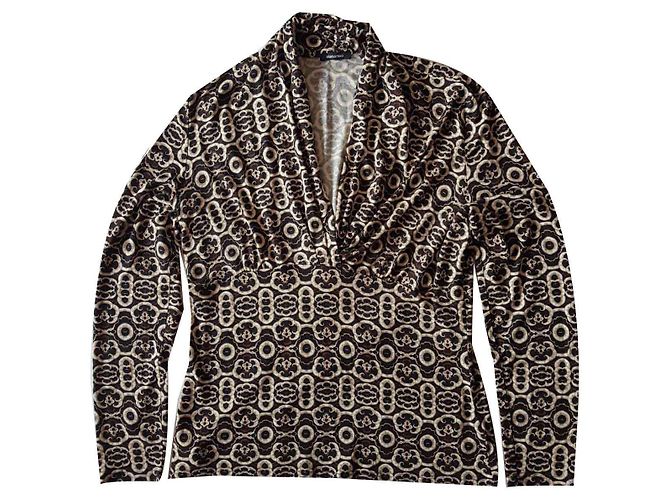 Top de viscose Elena Miró Multicor