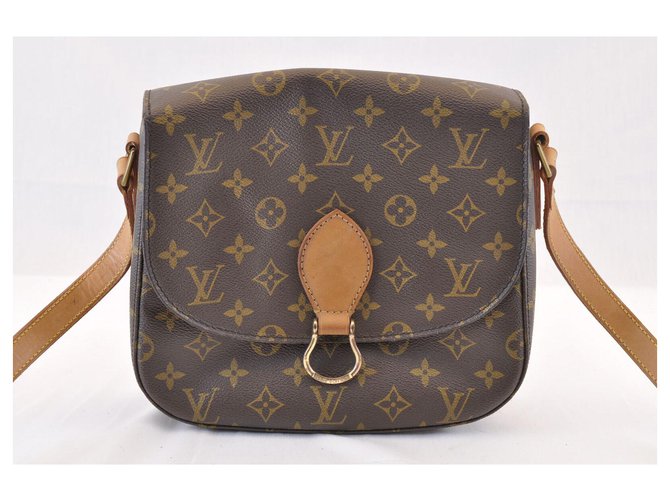 Louis Vuitton Saint Cloud GM Marrone Tela  ref.124244