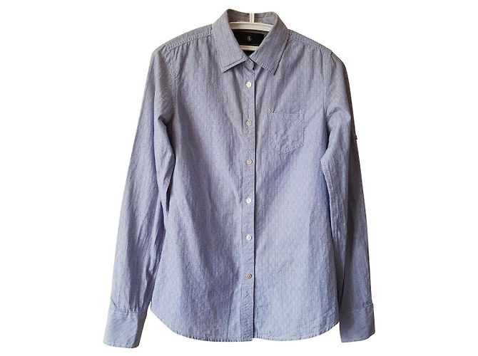 Camicia Maison Scotch in cotone blu multicolore