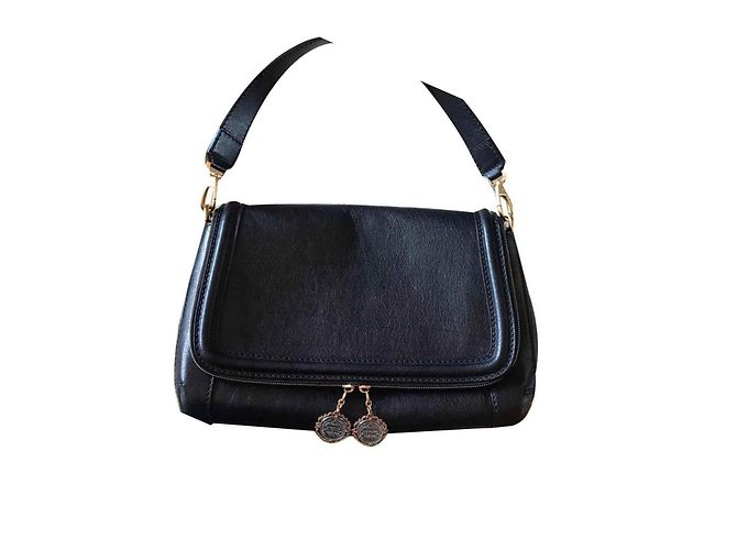 Dolce & Gabbana Handtasche aus schwarzem Leder