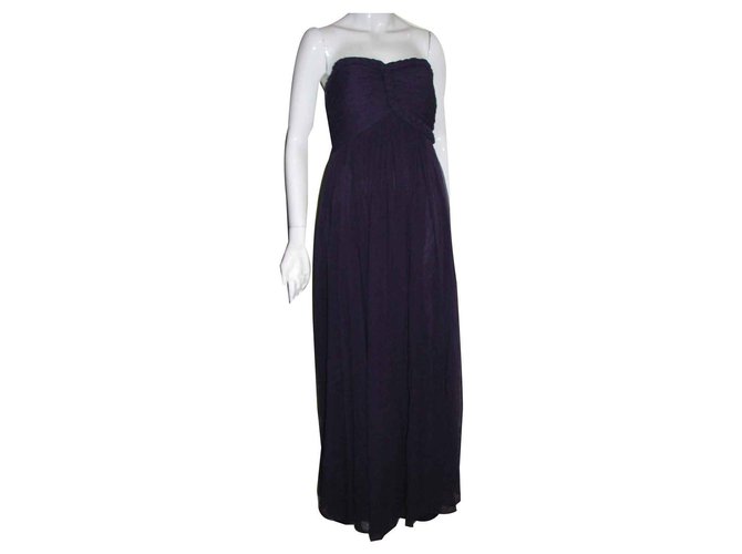 Marchesa Notte - Gala-Kleid aus Seide Lila  ref.124584