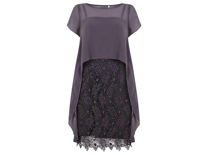 Mint Velvet Kleider Grau