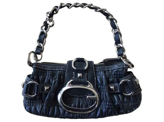 black handbag guess