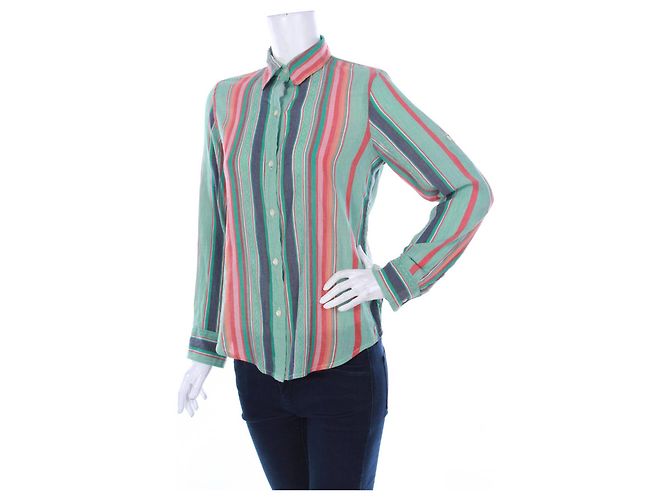 Camicia in cotone a righe Ralph Lauren Lauren Jeans Multicolore