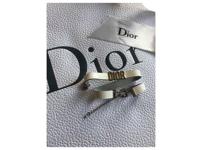 Dior Regali VIP Bianco Pelle  ref.124961