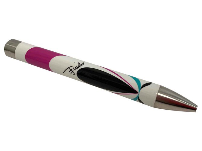 Emilio Pucci Limited edition pen Multiple colors Steel  ref.124964