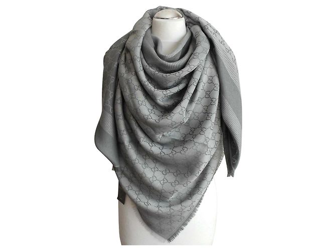 SCIARPA GUCCI GRIGIO NUOVO