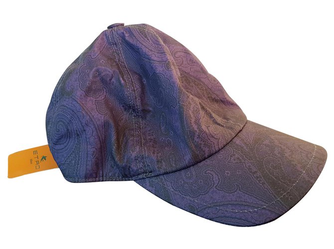 Gorra de beisbol ETRO Púrpura Algodón Poliéster  ref.125001