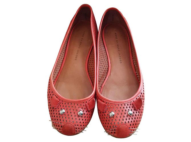 Marc by Marc Jacobs Flats souris emblématiques Marc Jacobs Orange