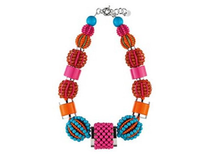 Autre Marque Dyrberg/Kern multi-coloured necklace Multiple colors Resin  ref.125214