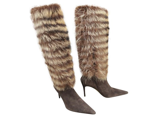 Botas Andrea Pfister 40 Marrom