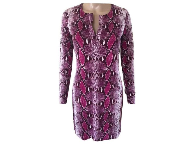 Diane Von Furstenberg Dresses Pink Silk  ref.125412
