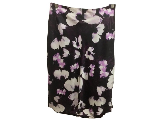 Hugo Boss falda floral Multicolor Seda  ref.125448