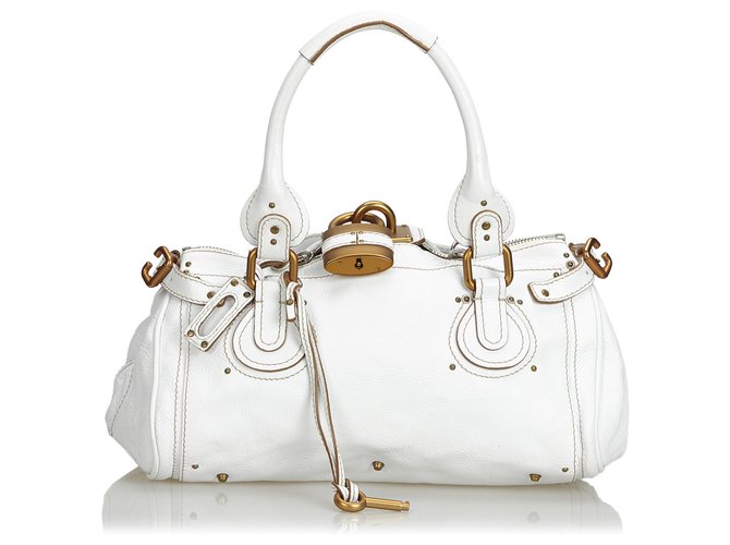 chloe white bag