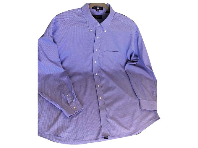 Tommy Hilfiger chemises Coton Bleu clair  ref.125627