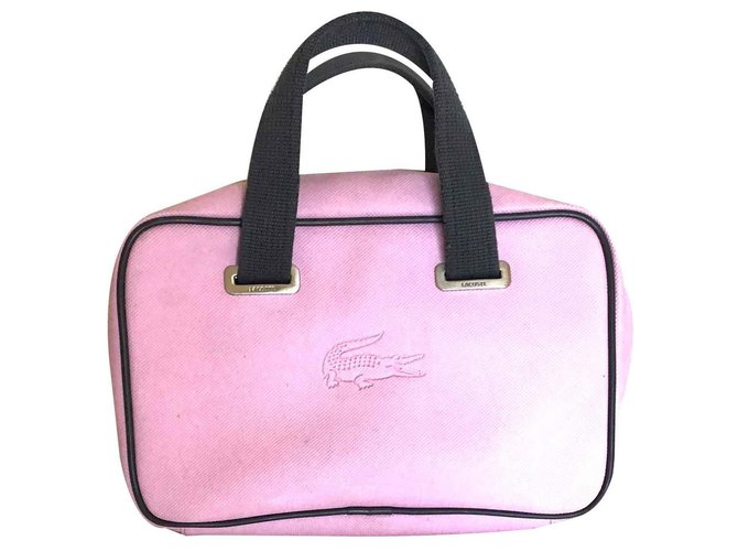 Lacoste Handbags Pink Cloth ref.125628 Joli Closet