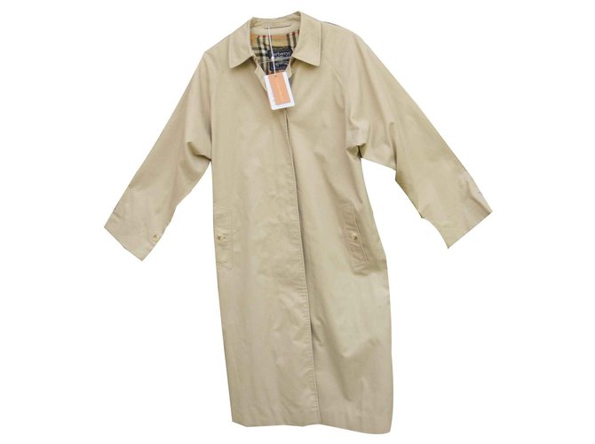 Burberry Trenchcoats Beige Baumwolle Polyester  ref.125679