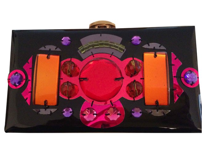 Yves Saint Laurent Clutch bags Multiple colors Patent leather  ref.125819