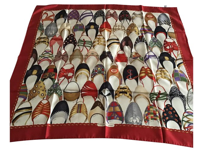 Salvatore Ferragamo Silk scarves Multiple colors  ref.125882