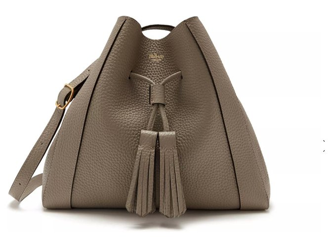 Mulberry Millie Cuir Gris Taupe  ref.126011