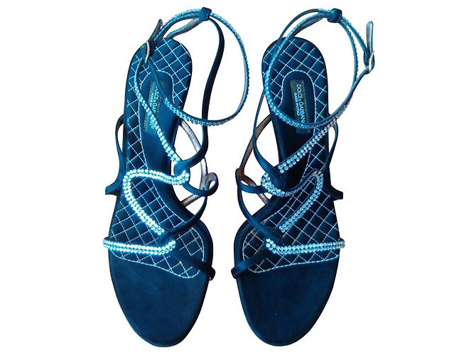 SANDALI DOLCE & GABBANA CON EMBELLISHMENTS Nero