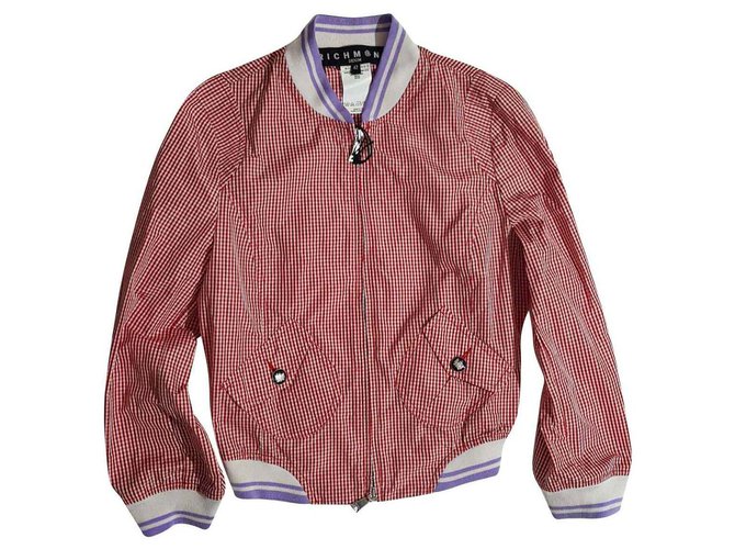 John Richmond Jackets Red Multiple colors Polyester  ref.126167