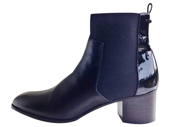 Jimmy Choo Ankle Boots Black Leather  ref.126207