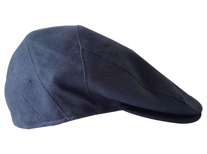 Borsalino Hats Beanies Blue Linen  ref.126218