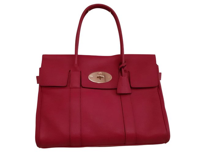 Mulberry Handbags Fuschia Leather  ref.126225