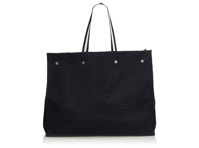 Gucci Black Jacquard Tote Bag Cloth  ref.126270
