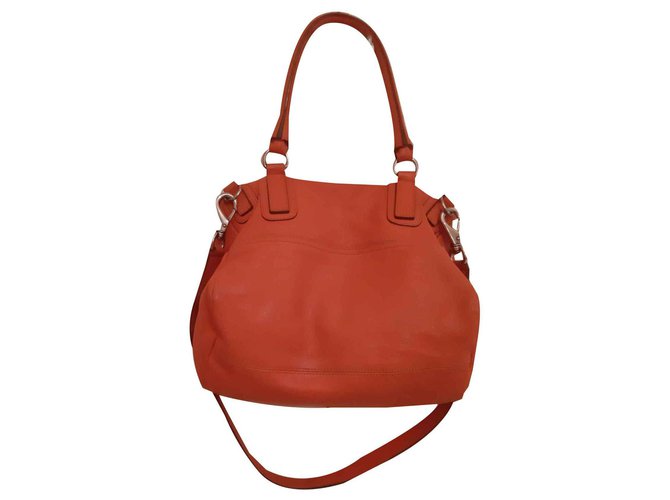 Givenchy Handbags Orange Leather  ref.126367