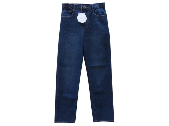 Chloé jeans Coton Bleu  ref.126395