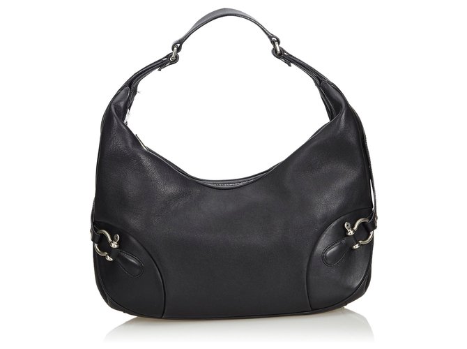 burberry black hobo bag