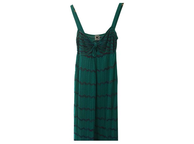 Missoni Dresses Turquoise Polyamide  ref.126604