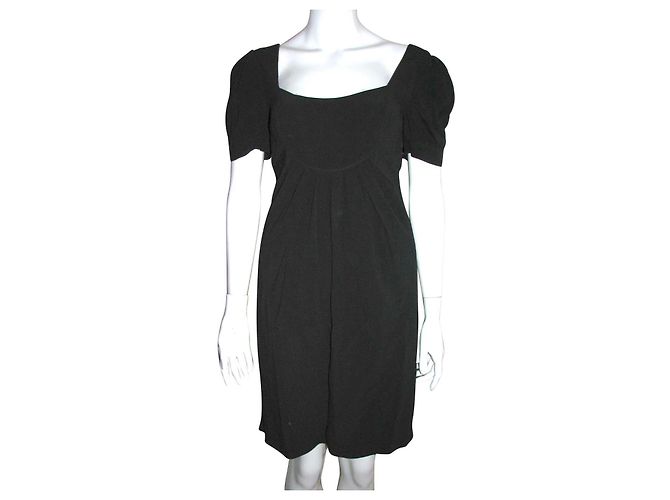 Vestito nero Temperley London in seta e viscosa