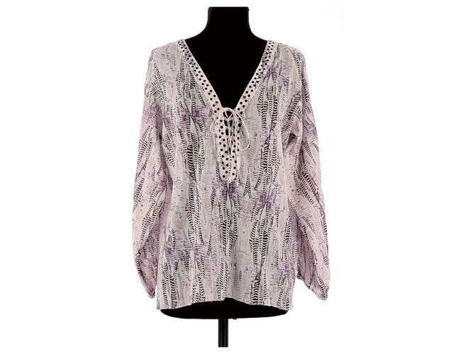 Zadig & Voltaire Wrap blouse Multiple colors Cotton  ref.126648
