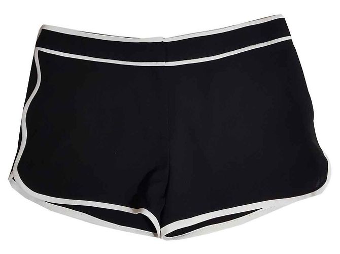 Diane Von Furstenberg Shorts Schwarz Weiß