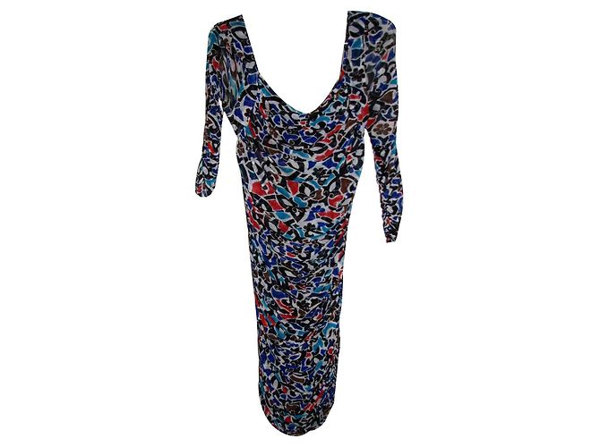 Diane Von Furstenberg Abito in seta DvF Uttana Multicolore
