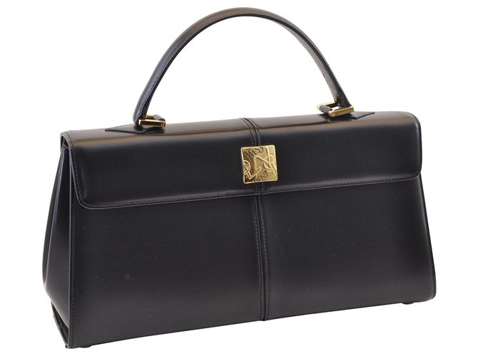 Cuoio Yves Saint Laurent Classique Nero Pelle  ref.126791