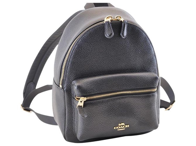 Coach Backpack Black Leather  ref.126818