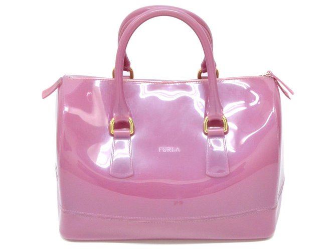 Furla Candy Bag Porpora Plastica  ref.126828