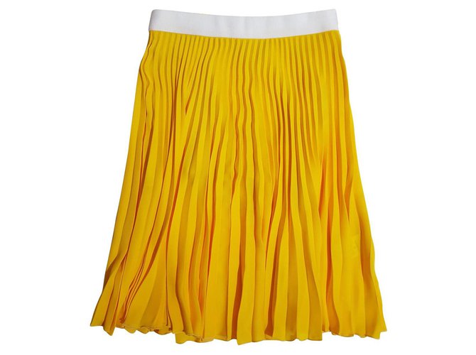 Neil Barrett Skirts Yellow Polyester  ref.126846