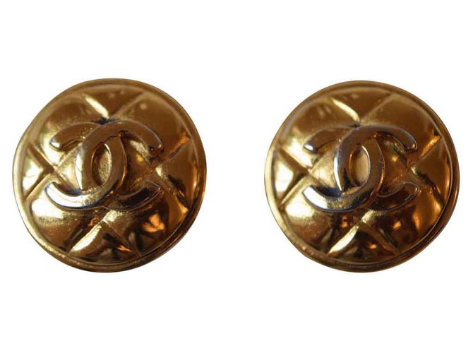 Chanel Earrings Golden  ref.126861