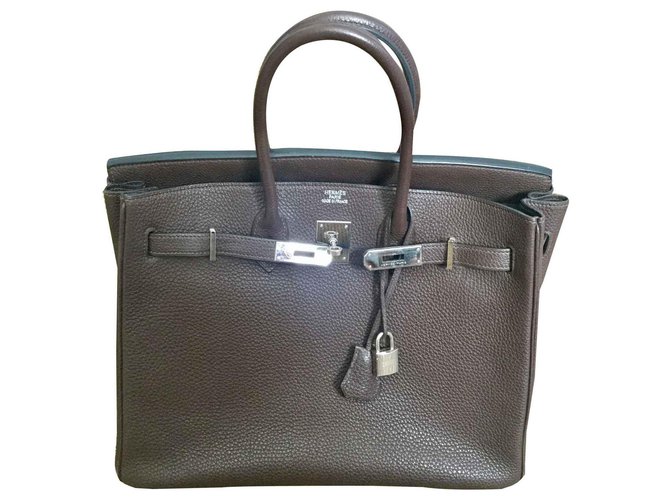 Hermès Birkin 35 Brown Leather  ref.126881